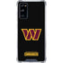 NFL Washington Commanders Black Background Galaxy S20 FE Clear Case